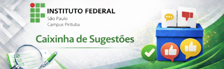 Novidade chegando no campus - Caixinha de Sugestões