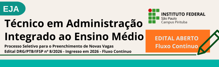 EJA  - Inscrições abertas