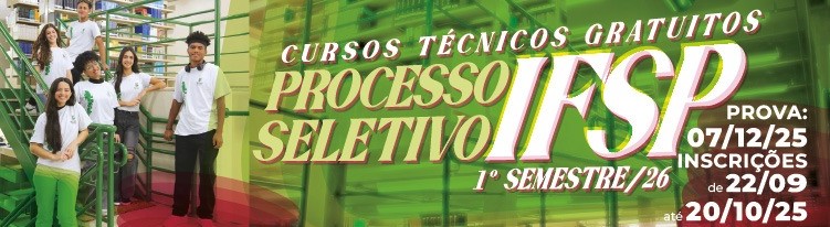 PROCESSO SELETIVO - CURSOS TÉCNICOS 
