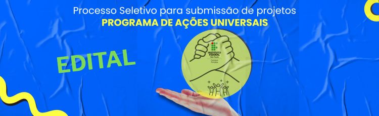Inscrições abertas para submissão de projetos
